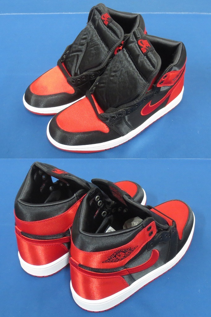 未使用☆NIKE WMNS AIR JORDAN 1 RETRO HIGH OG “SATIN BRED 未使用☆NIKE WMNS AIR JORDAN 1 RETRO HIGH OG “SATIN BRED