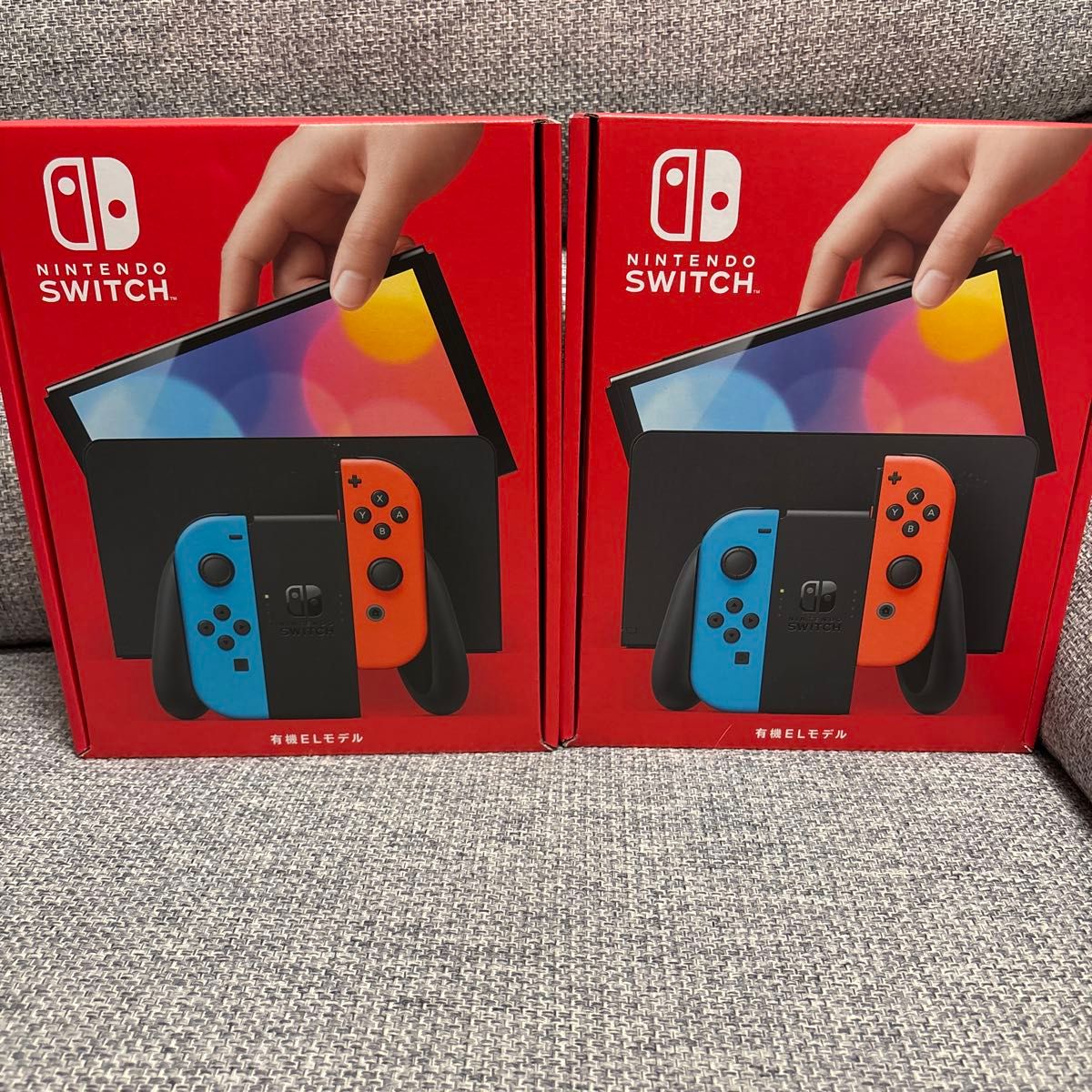 Nintendo switch 本体 有機EL ネオンブルー ネオンレッド 2個 Nintendo switch 本体 有機EL ネオンブルー ネオンレッド 2個