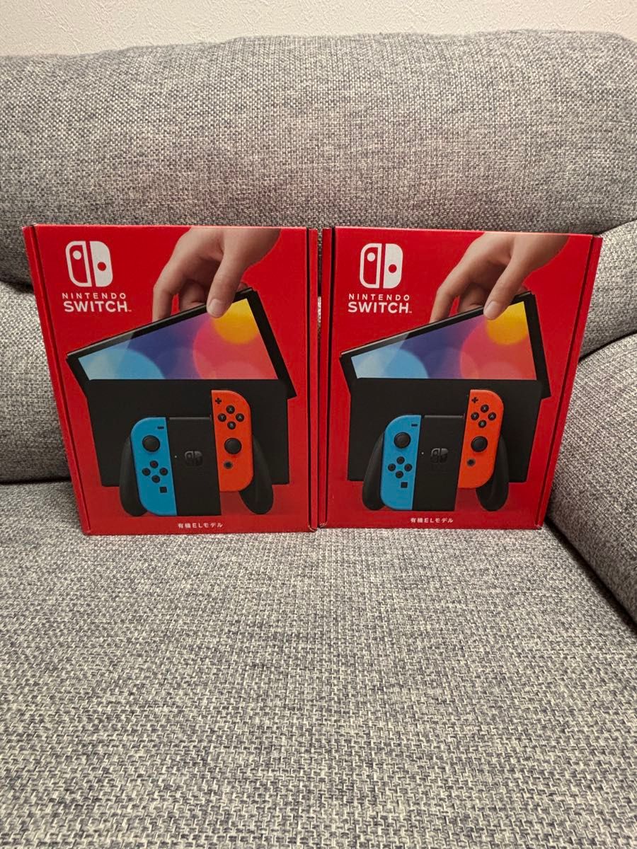 Nintendo switch 本体 有機EL ネオンブルー ネオンレッド 2個 Nintendo switch 本体 有機EL ネオンブルー ネオンレッド 2個