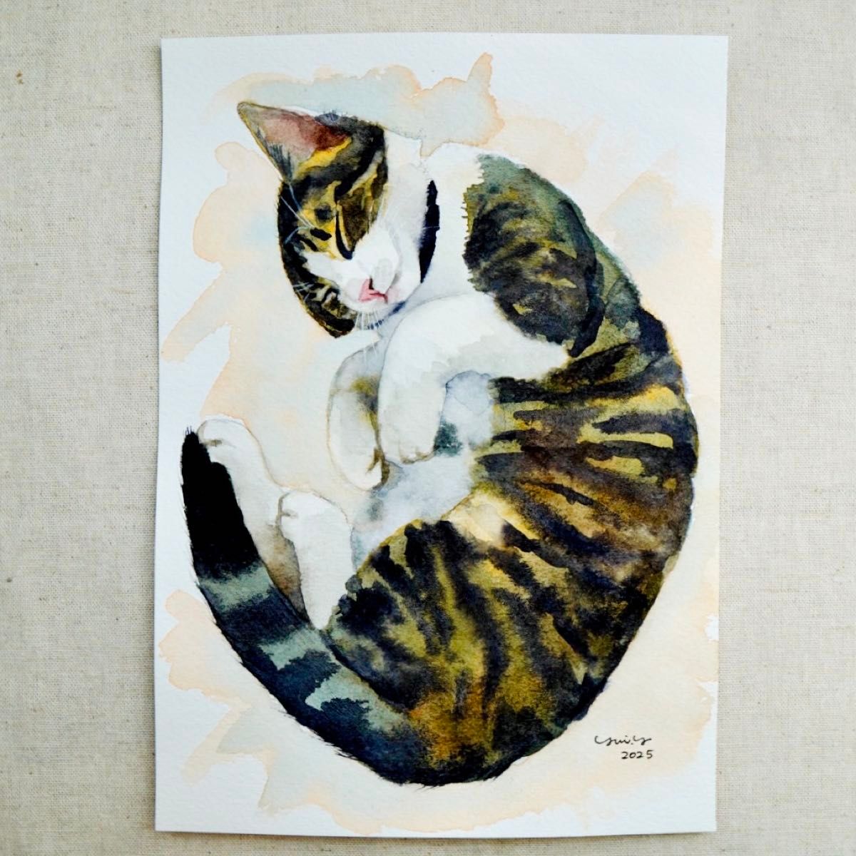 猫の絵 273 水彩画 原画 キジ白猫|Yahoo!フリマ(旧PayPayフリマ) 猫の絵 273 水彩画 原画 キジ白猫|Yahoo!フリマ(旧PayPayフリマ)