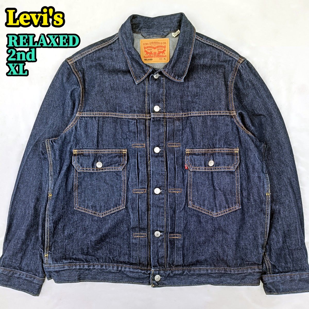 Levi's リーバイス RELAXED 2ndtype trucker jacket XL セカンド Levi's リーバイス RELAXED 2ndtype trucker jacket XL セカンド