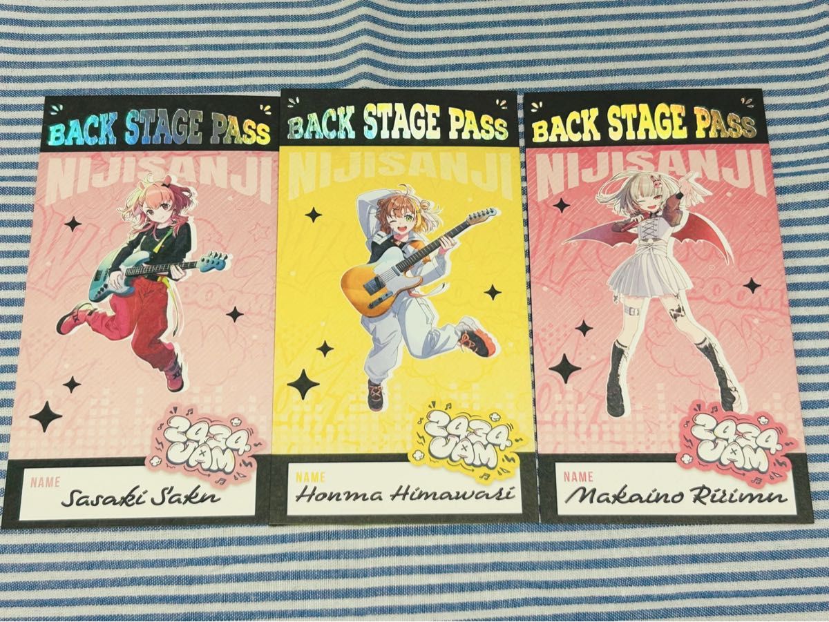 にじさんじ まねきねこ バックステージパス 笹木咲 本間ひまわり にじさんじ まねきねこ バックステージパス 笹木咲 本間ひまわり