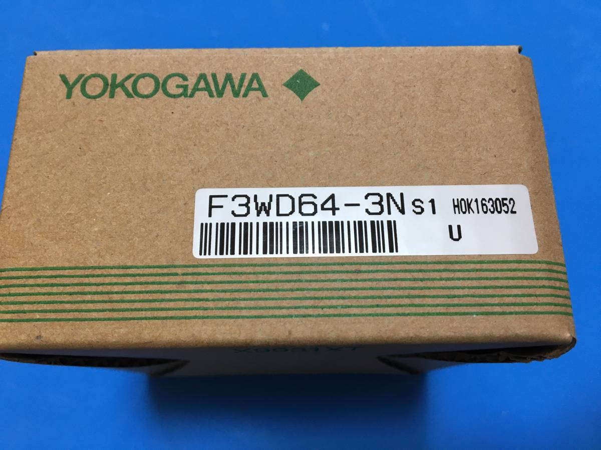 【明日着 送料無料】 新品 F3WD64-3N 即日発送 入出力モジュール PLC 横河電機 ①