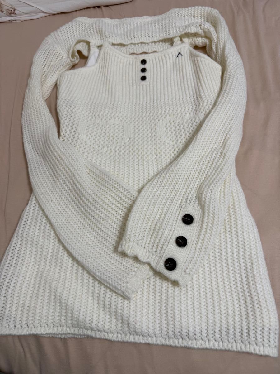 andmary Heart stitch mini dress アンドマリー ニット andmary Heart stitch mini dress アンドマリー ニット
