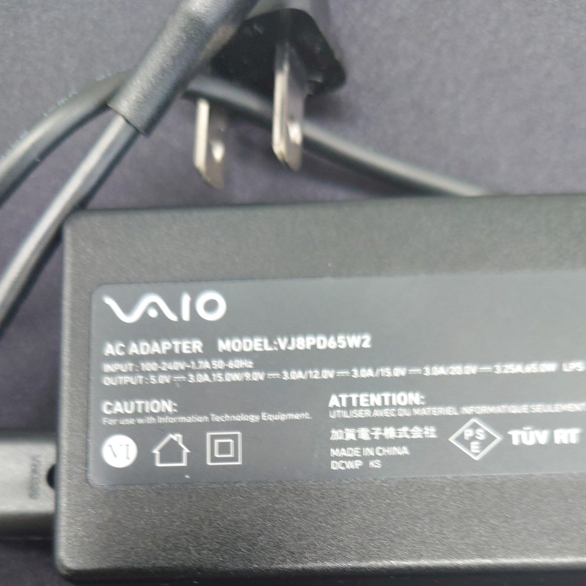 VAIO 純正 ACアダプター 65W USB Type-C VJ8PD65W2|Yahoo VAIO 純正 ACアダプター 65W USB Type-C VJ8PD65W2|Yahoo