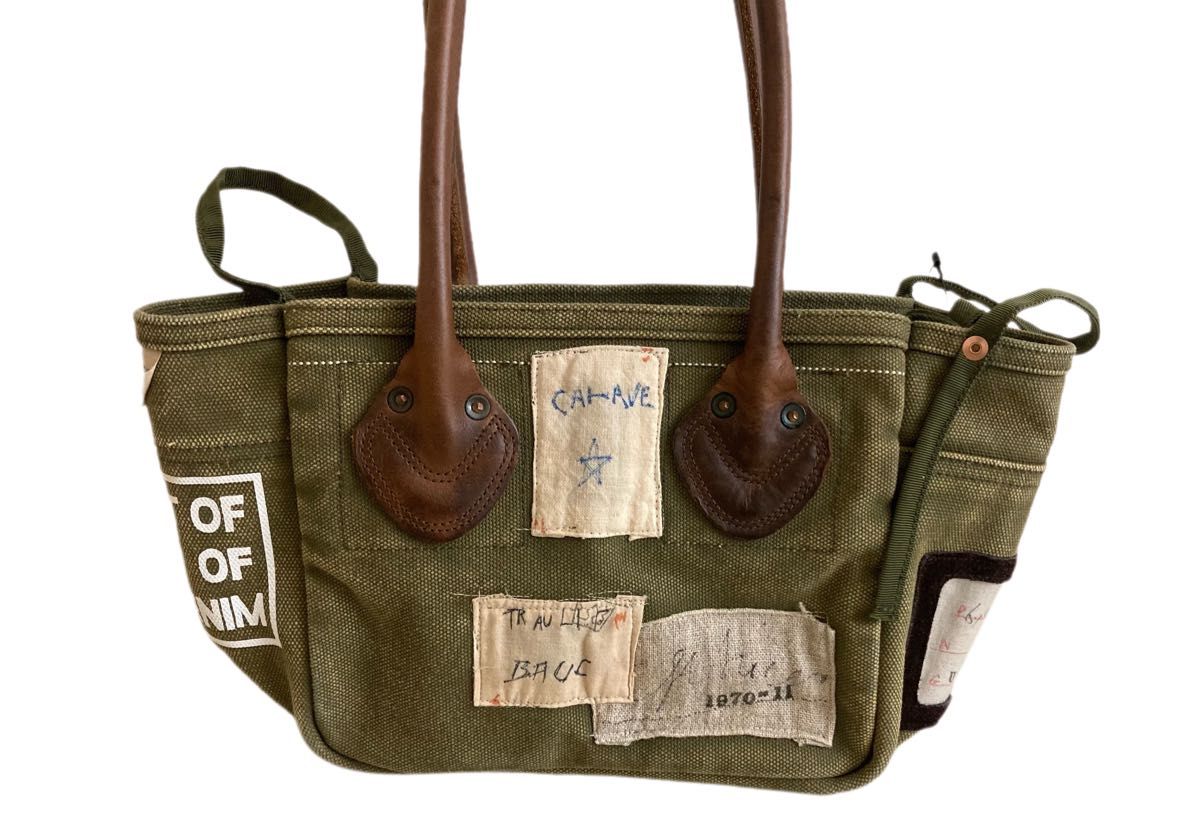 KAPITAL KOUNTRY ARMY MILK TOTE BAG キャピタル カントリー KAPITAL KOUNTRY ARMY MILK TOTE BAG キャピタル カントリー