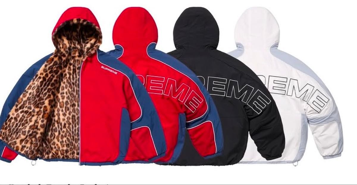 Supreme Faux Fur Reversible Hooded Track Jacket Supreme Faux Fur Reversible Hooded Track Jacket
