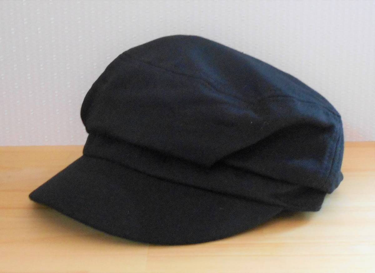 【新品】レディース　キャスケット　ブラック　帽子　キャップ_画像1