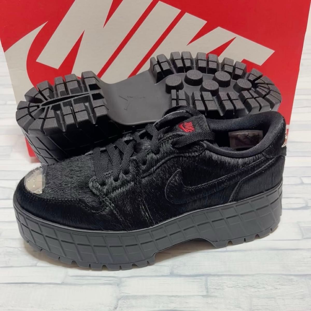 NIKE WMNS AIR JORDAN 1 BROOKLYN LOW "BLACK" ナイキ ジョーダン1 ブルックリン 新品