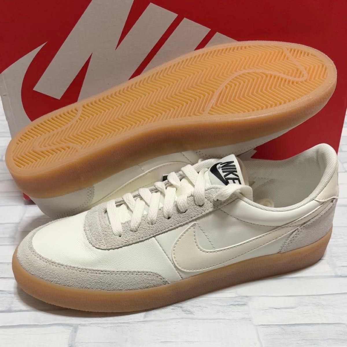 NIKE KILLSHOT 2 LEATHER "SAIL GUM" ナイキ キルショット2 レザー ガムソール 新品 27.0