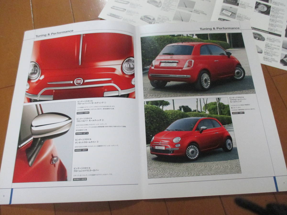 .25595 catalog * Fiat *500 OP accessory *2008.11 issue *22 page 