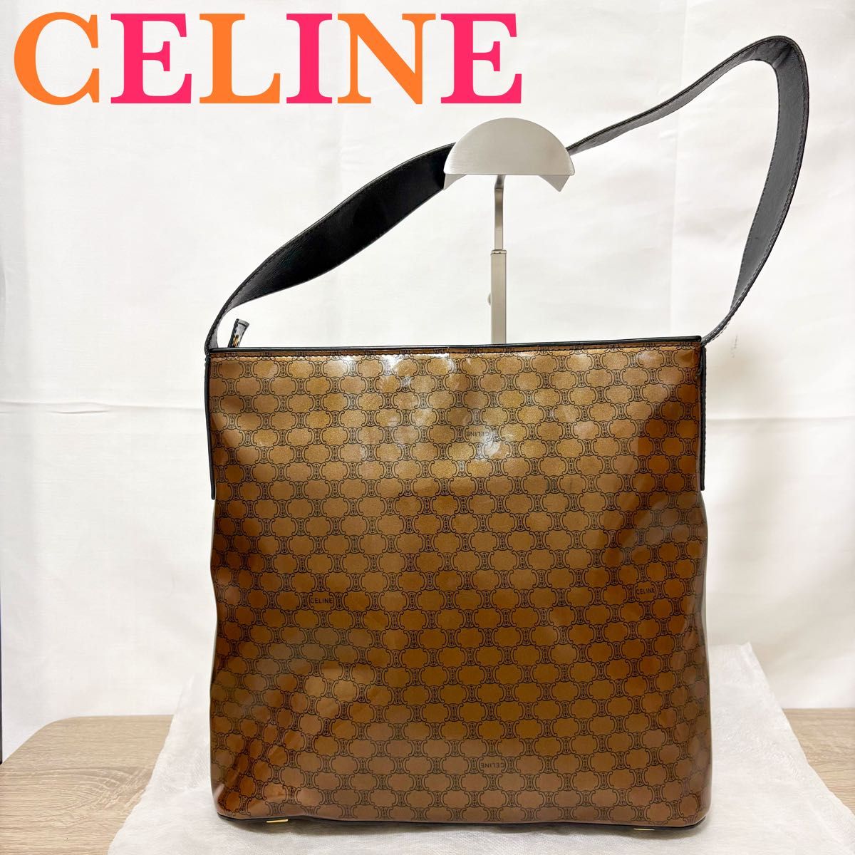 CELINE セリーヌ マカダム柄 ショルダーバッグ ワンショルダー CELINE セリーヌ マカダム柄 ショルダーバッグ ワンショルダー