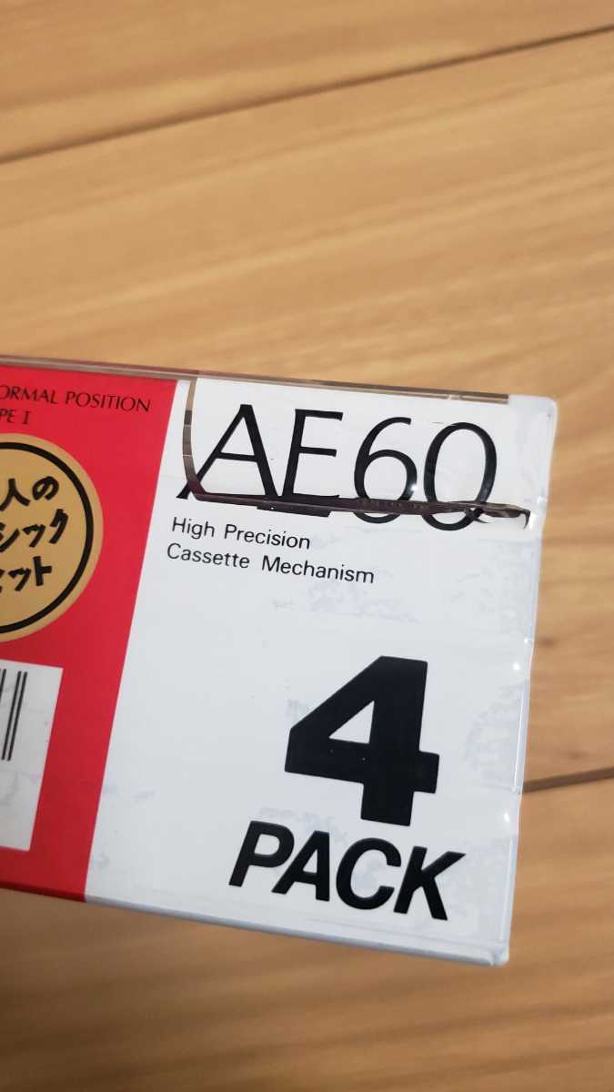 TDK 4パック AE60 カセット テープ ※6 新品 未開封品【希少 レア_画像6