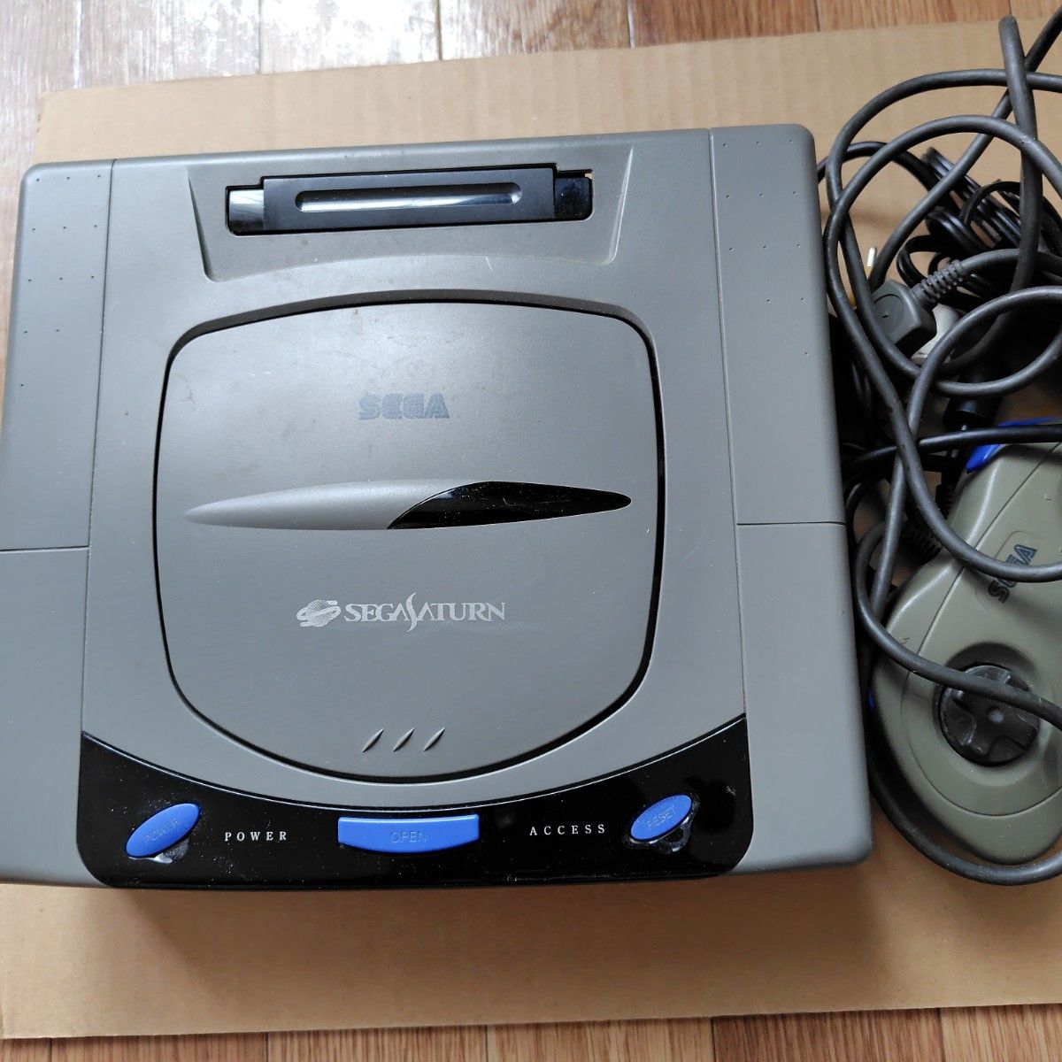 セガサターン 本体 コントローラー電源ケーブルTV出力ケーブル セガサターン 本体 コントローラー電源ケーブルTV出力ケーブル