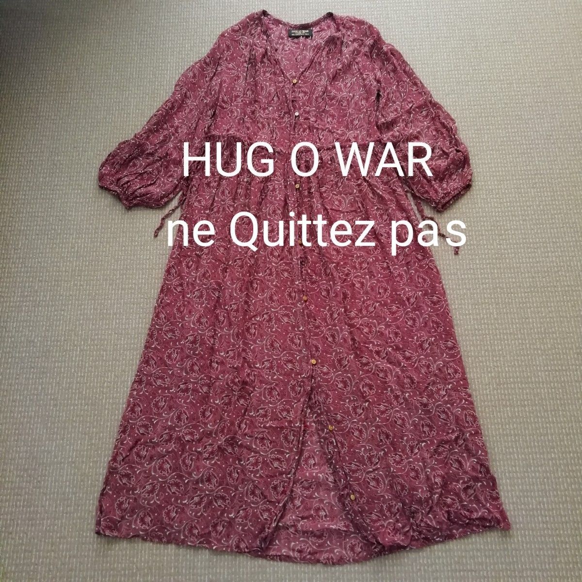 ハグオーワー ヌキテパ ロングワンピース HUG O WAR × ne ハグオーワー ヌキテパ ロングワンピース HUG O WAR × ne