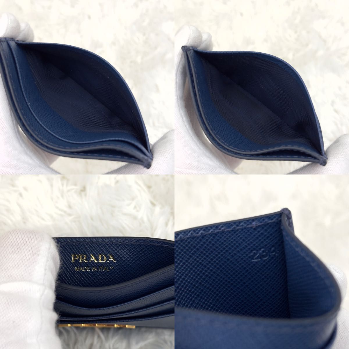 未使用級 RFID内蔵 PRADA プラダ サフィアーノレザー カード 未使用級 RFID内蔵 PRADA プラダ サフィアーノレザー カード