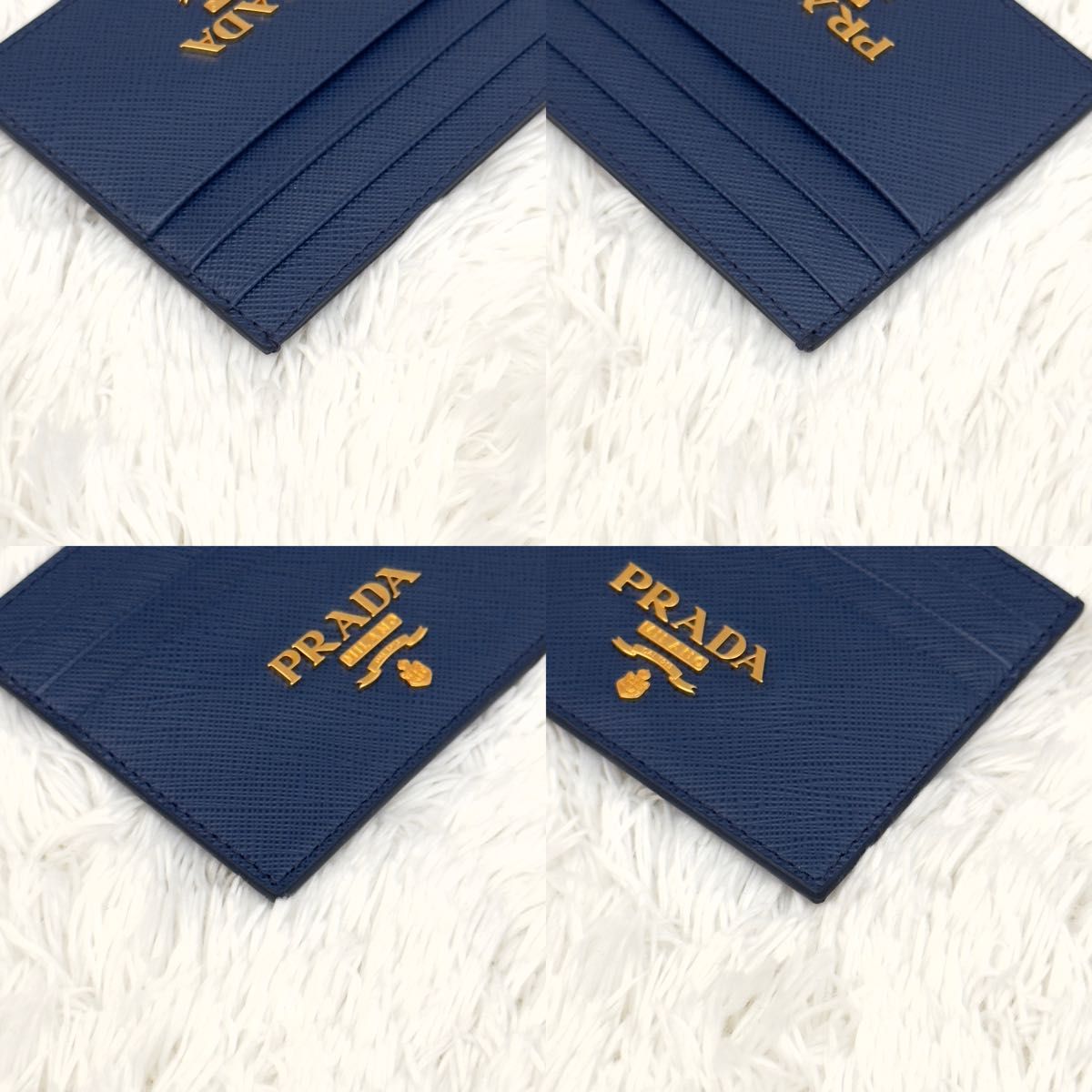 未使用級 RFID内蔵 PRADA プラダ サフィアーノレザー カード 未使用級 RFID内蔵 PRADA プラダ サフィアーノレザー カード