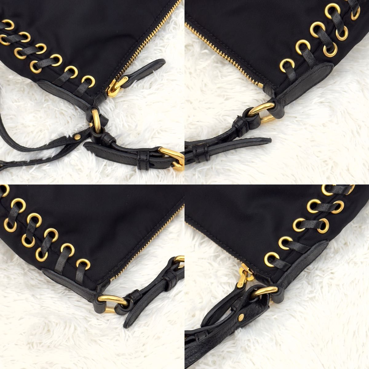 未使用級 PRADA プラダ ナイロン ワンショルダー 三角ロゴ 未使用級 PRADA プラダ ナイロン ワンショルダー 三角ロゴ