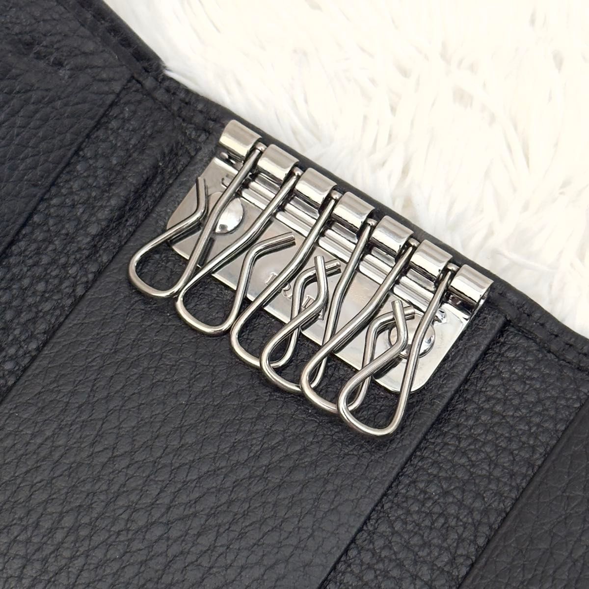 極美品 RFID内蔵 PRADA プラダ キーケース 6連 シルバー金具 極美品 RFID内蔵 PRADA プラダ キーケース 6連 シルバー金具