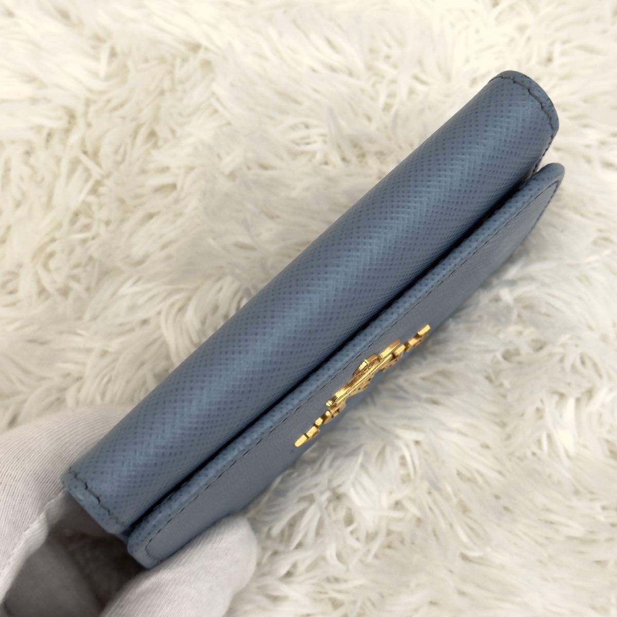 極美品 現行 ICチップ内蔵 PRADA プラダ サフィアーノレザー 極美品 現行 ICチップ内蔵 PRADA プラダ サフィアーノレザー