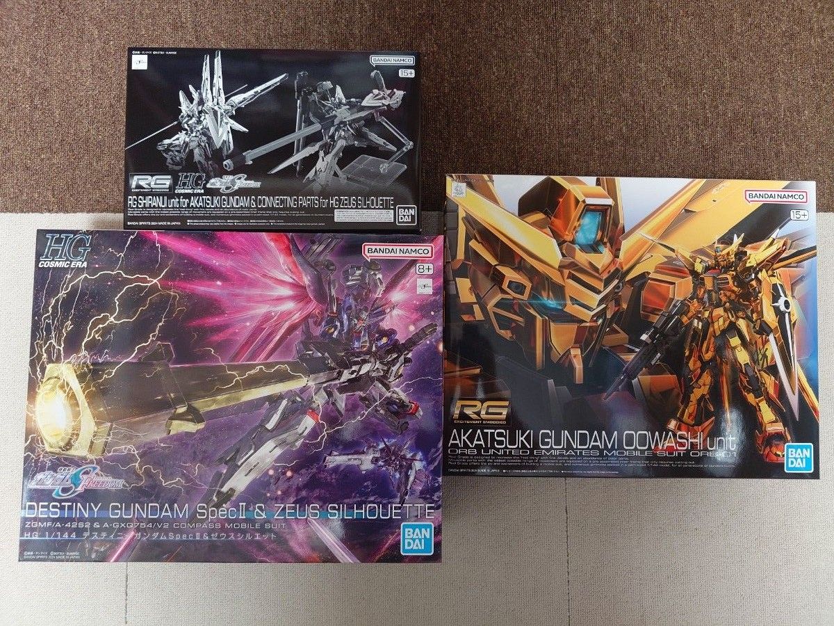 HG 1/144 デスティニーガンダムSpecII&ゼウスシルエット RG HG 1/144 デスティニーガンダムSpecII&ゼウスシルエット RG