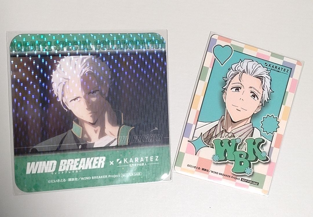 WIND BREAKER 梅宮一 カラオケの鉄人 カラ鉄 コースター カード WIND BREAKER 梅宮一 カラオケの鉄人 カラ鉄 コースター カード
