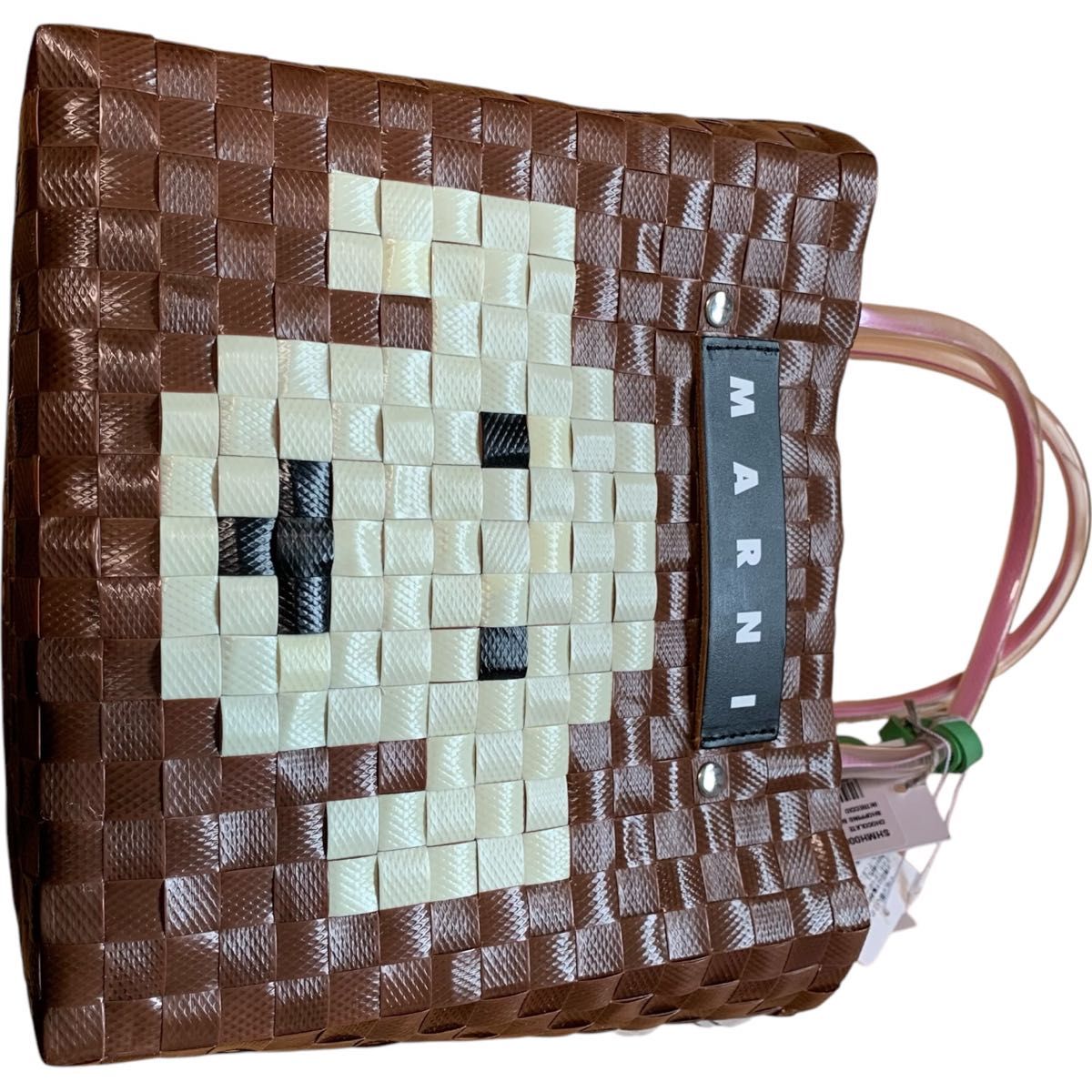 新品】MARNI マルニ アニマルバスケット ブラウンドッグ バッグ 新品】MARNI マルニ アニマルバスケット ブラウンドッグ バッグ