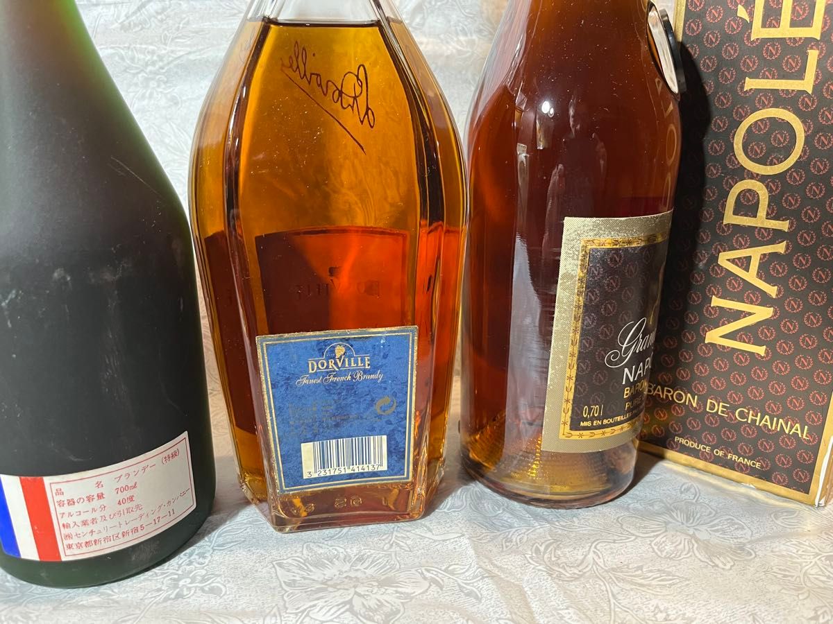 古酒 未開栓 フレンチブランデー VSOP&ナポレオン 計3本|Yahoo 古酒 未開栓 フレンチブランデー VSOP&ナポレオン 計3本|Yahoo