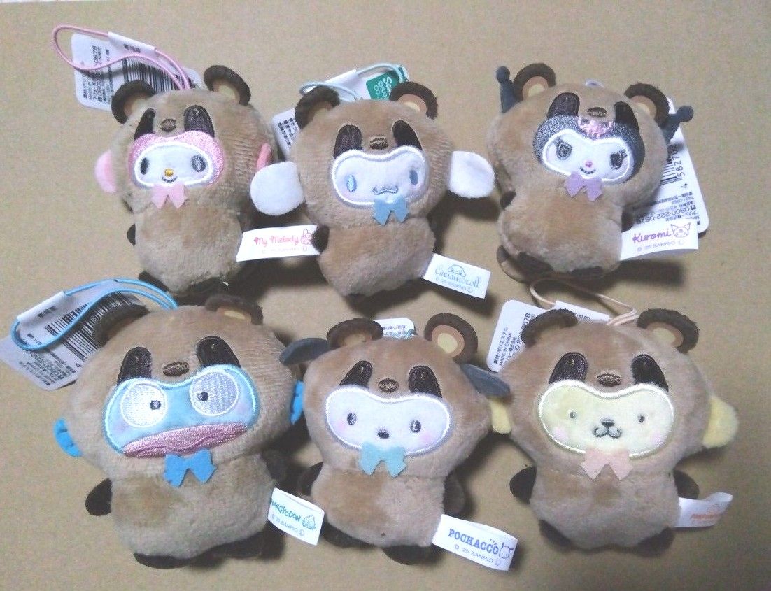 サンリオキャラクターズ どうぶつ着ぐるみマスコット ぬいぐるみ サンリオキャラクターズ どうぶつ着ぐるみマスコット ぬいぐるみ