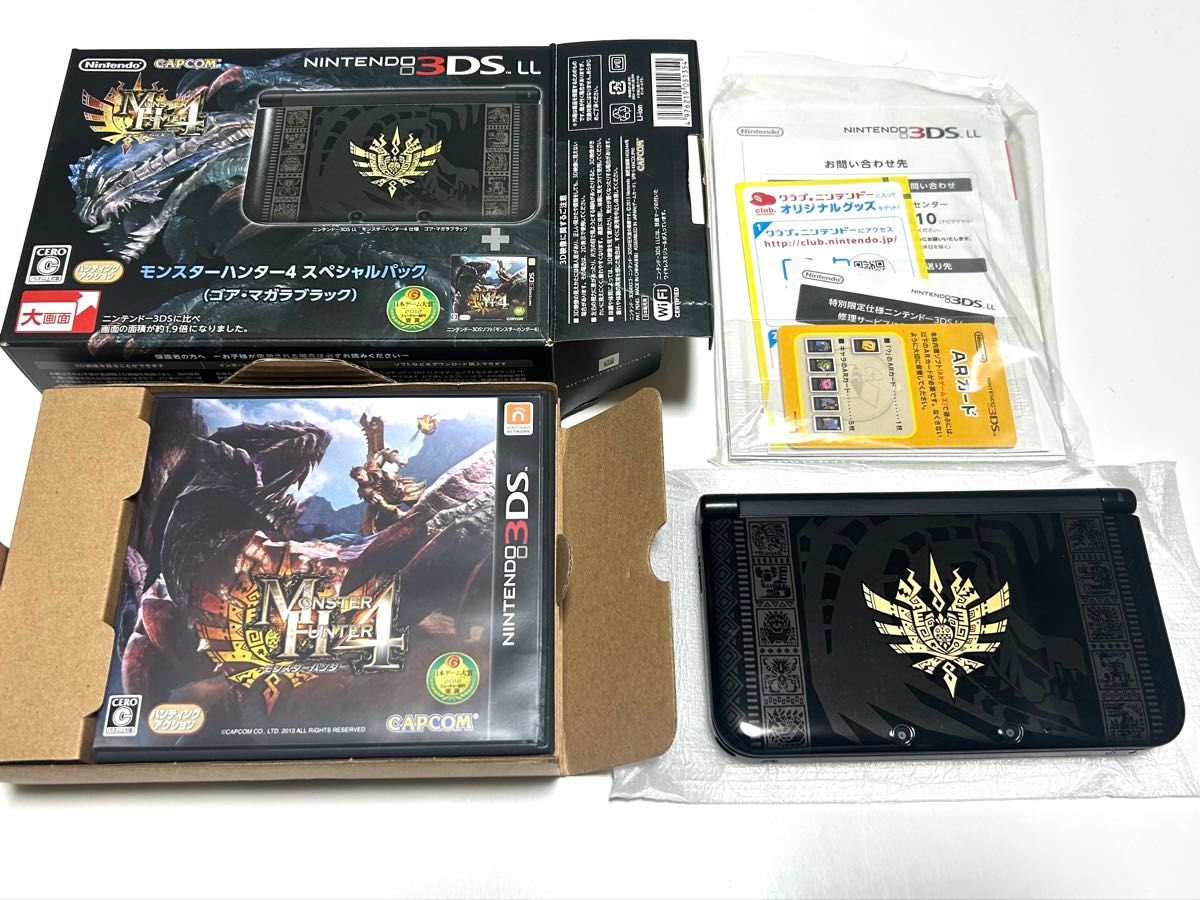 Nintendo 3DS LL ゴアマガラブラック モンハンクロスセット Nintendo 3DS LL ゴアマガラブラック モンハンクロスセット