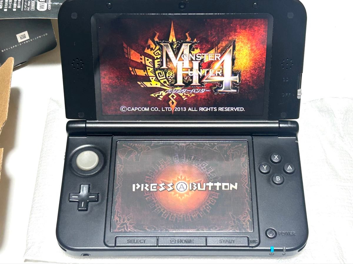 Nintendo 3DS LL ゴアマガラブラック モンハンクロスセット Nintendo 3DS LL ゴアマガラブラック モンハンクロスセット