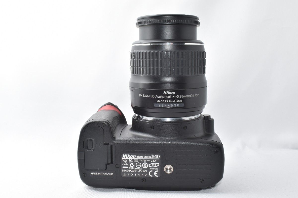 美品】シャッター回数3500回 Nikon D40 ブラック バッグ付き 美品】シャッター回数3500回 Nikon D40 ブラック バッグ付き