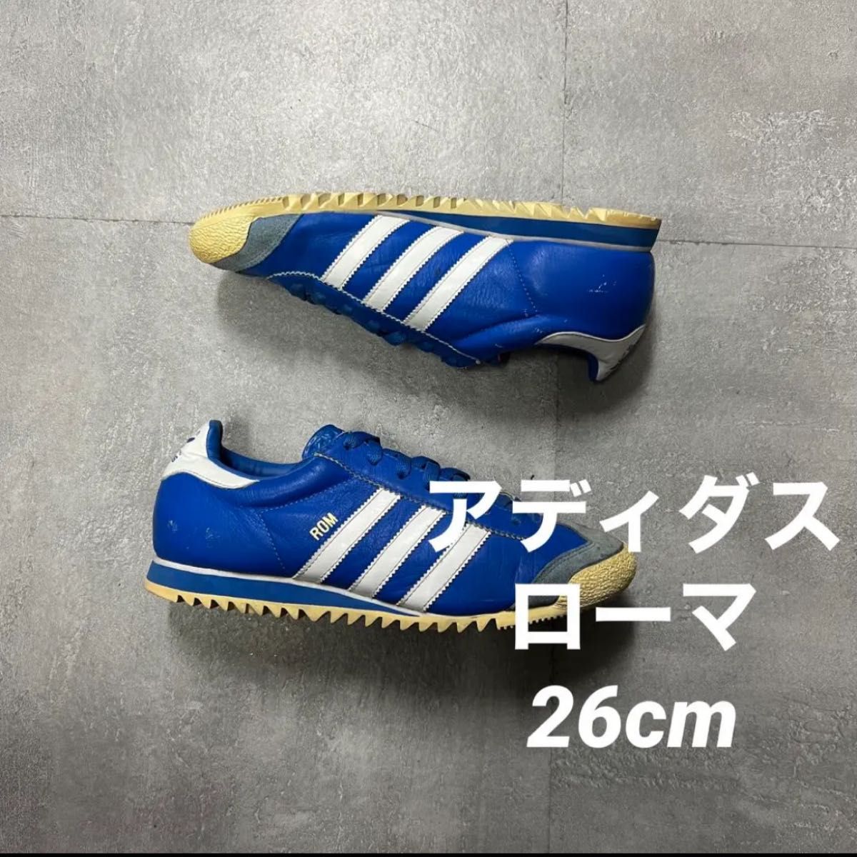 2010アディダス adidasローマ地名シリーズスニーカー26cmレザー 2010アディダス adidasローマ地名シリーズスニーカー26cmレザー