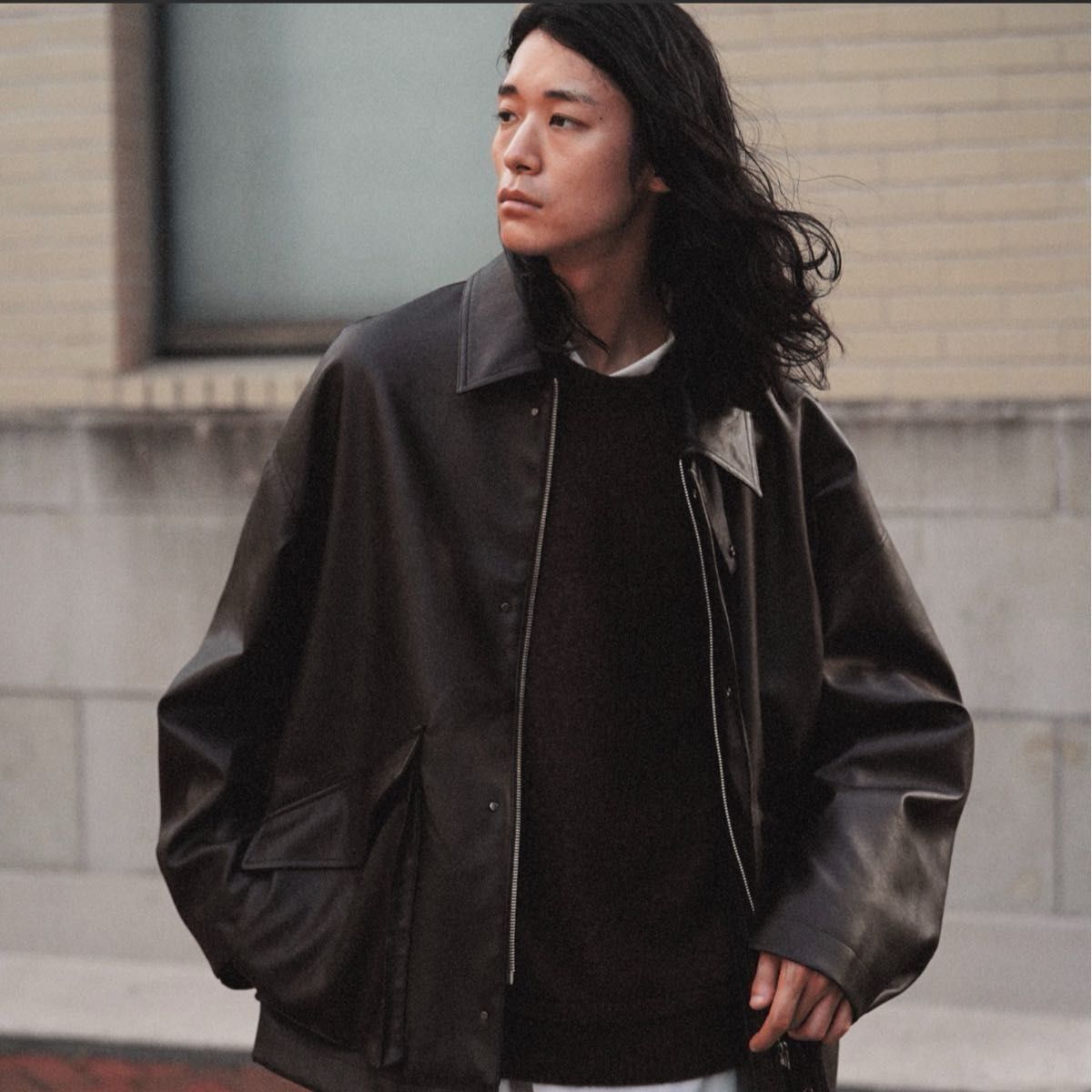 ARTIFICIAL GRAIN MILITARY BLOUSON WYM LIDNM レザージャケット ARTIFICIAL GRAIN MILITARY BLOUSON WYM LIDNM レザージャケット