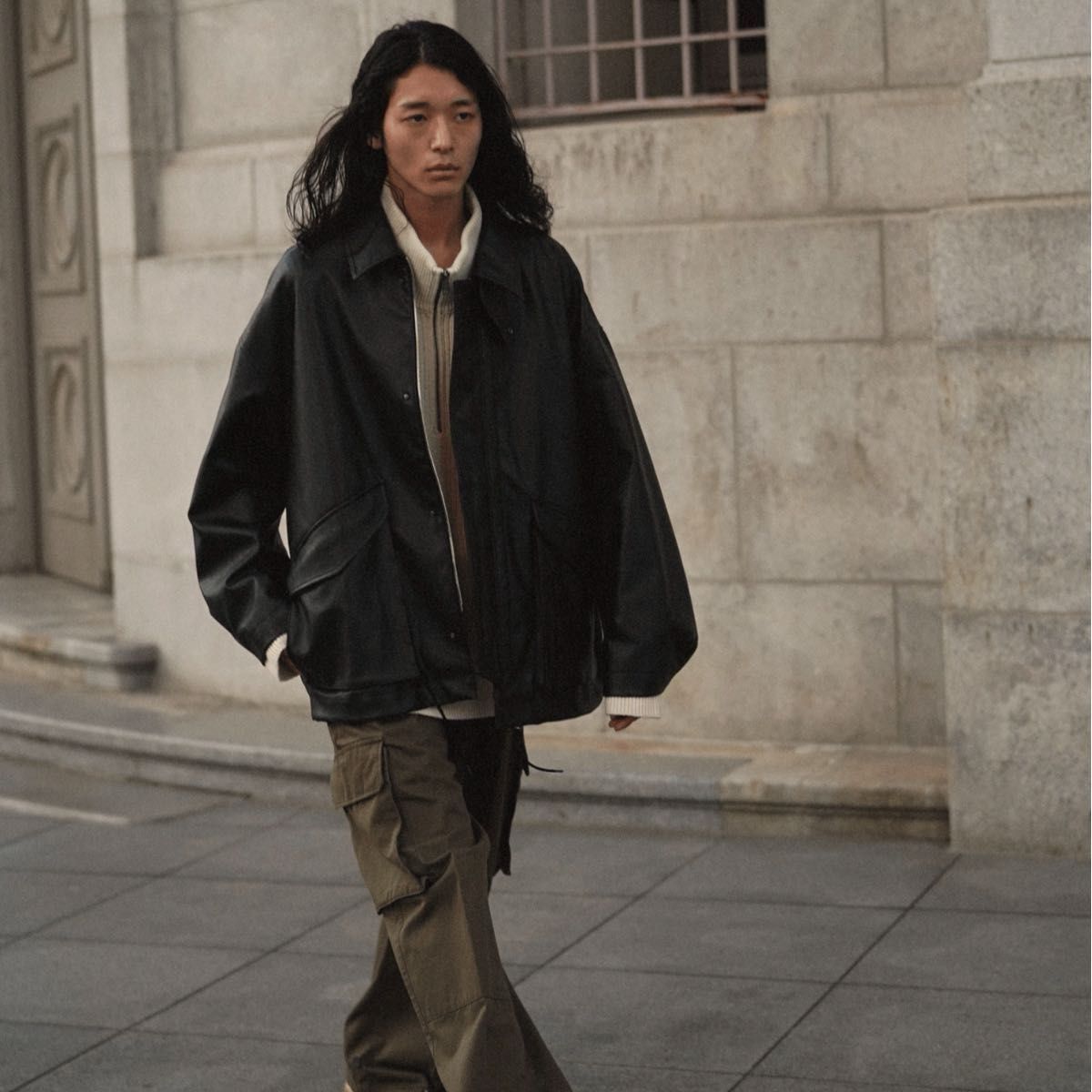 ARTIFICIAL GRAIN MILITARY BLOUSON WYM LIDNM レザージャケット ARTIFICIAL GRAIN MILITARY BLOUSON WYM LIDNM レザージャケット