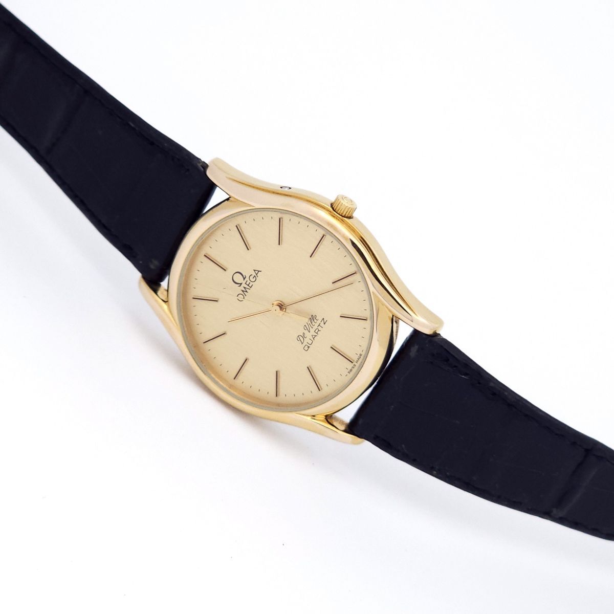 ☆本体良品 1円 OMEGA オメガ デビル QZ 動作品 プッシュ ☆本体良品 1円 OMEGA オメガ デビル QZ 動作品 プッシュ