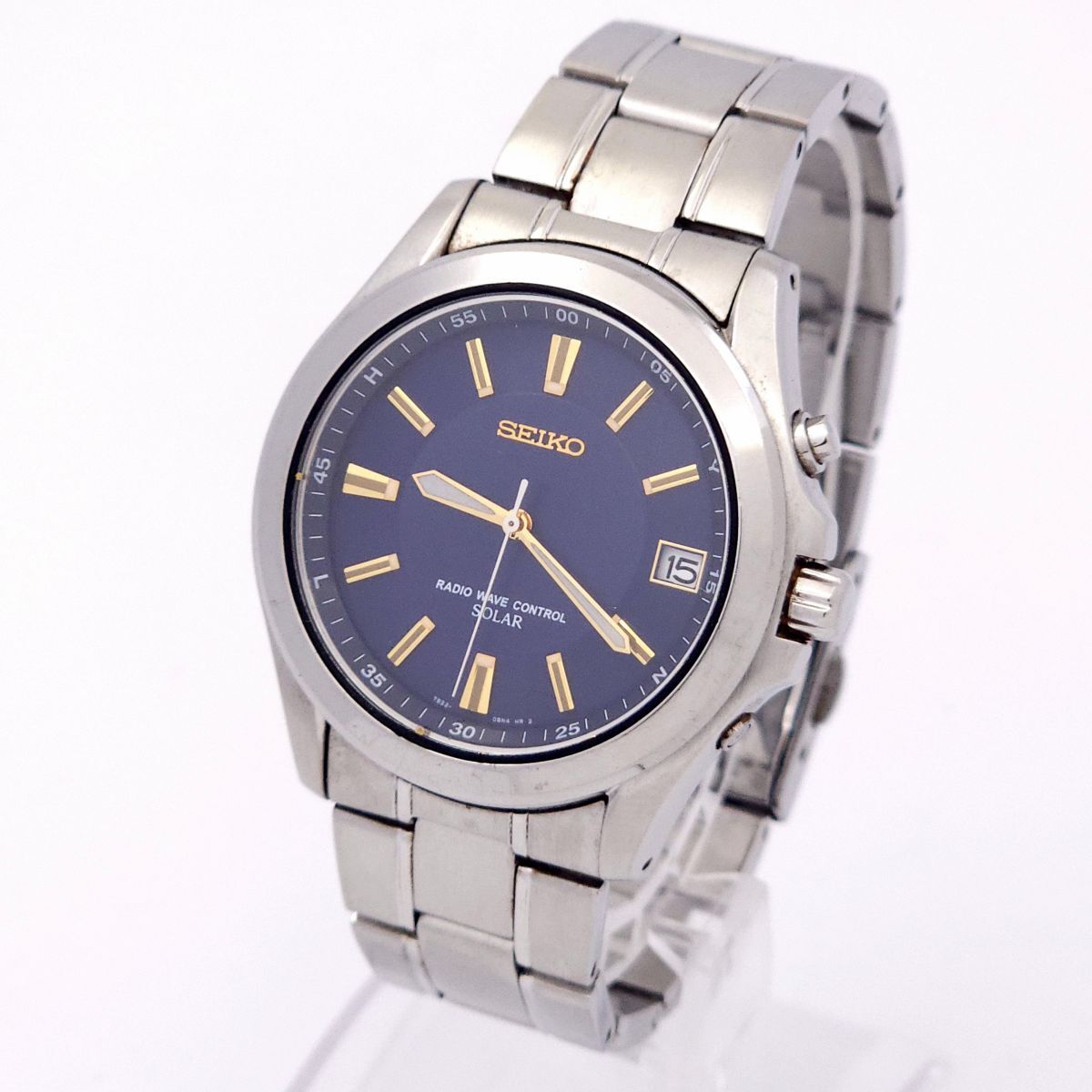 1円 SEIKO セイコー 7B22-0AY0 ソーラー電波 動作品 KN0570T(GG 1円 SEIKO セイコー 7B22-0AY0 ソーラー電波 動作品 KN0570T(GG