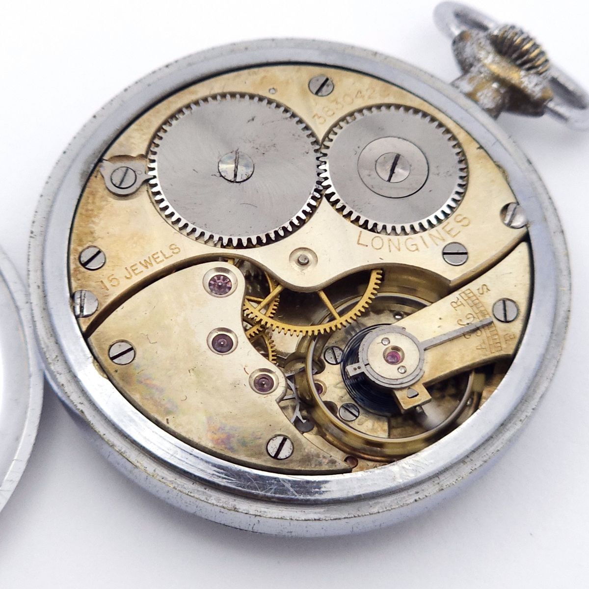 1円 LONGINES ロンジン 手巻 懐中時計 動作品 スモセコ KN0432T 1円 LONGINES ロンジン 手巻 懐中時計 動作品 スモセコ KN0432T