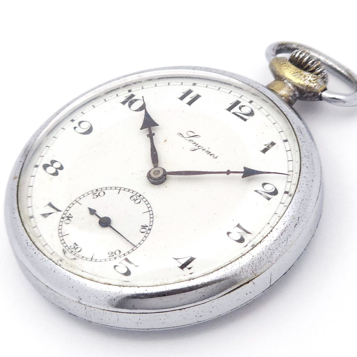 1円 LONGINES ロンジン 手巻 懐中時計 動作品 スモセコ KN0432T 1円 LONGINES ロンジン 手巻 懐中時計 動作品 スモセコ KN0432T