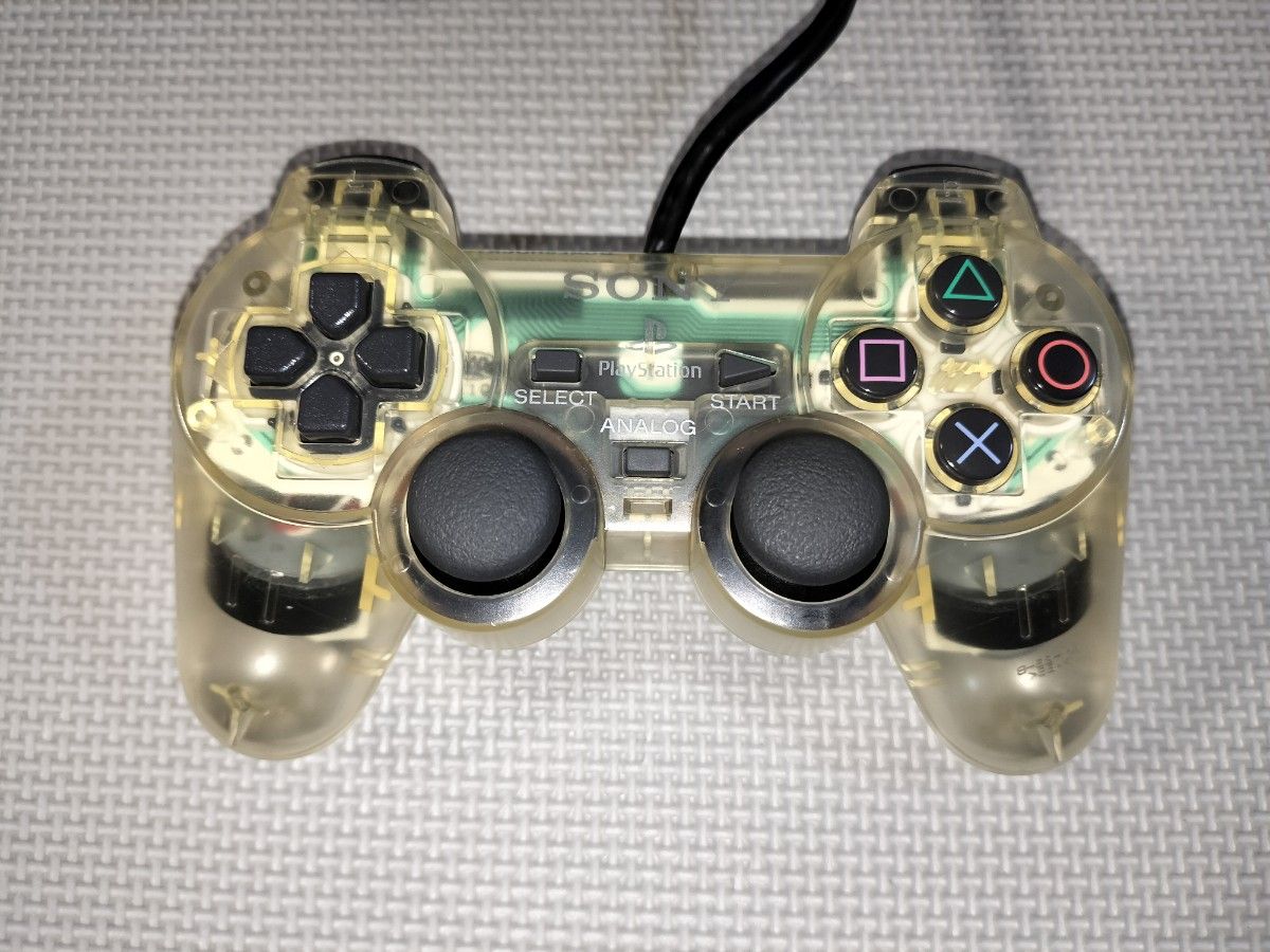 PS2 SONY純正 コントローラー クリスタル デュアルショック2 PS2 SONY純正 コントローラー クリスタル デュアルショック2