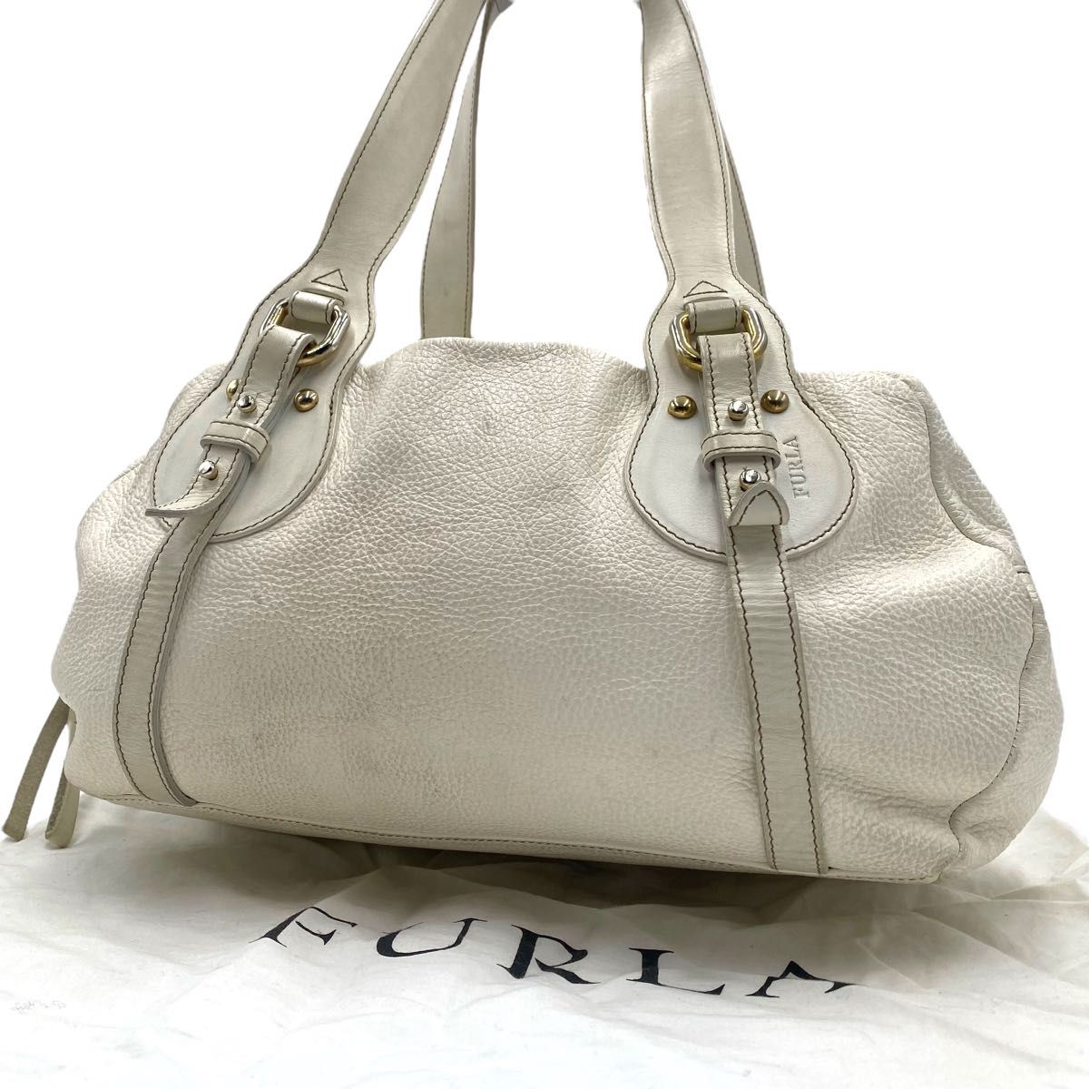 FURLA フルラ ハンドバッグ トート レザー 肩掛け 裏地総柄 A4 FURLA フルラ ハンドバッグ トート レザー 肩掛け 裏地総柄 A4