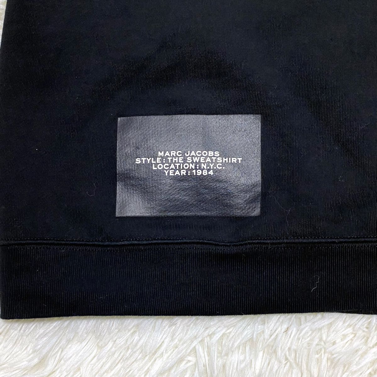 MARC JACOBS マークジェイコブス 長袖 トレーナー ブラック 黒 M MARC JACOBS マークジェイコブス 長袖 トレーナー ブラック 黒 M