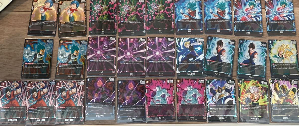 ドラゴンボール フュージョンワールドまとめ売り SR パラレル ドラゴンボール フュージョンワールドまとめ売り SR パラレル