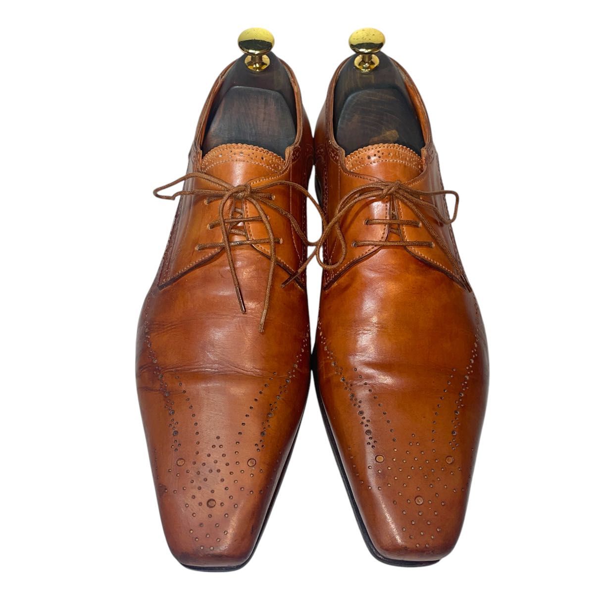 Santoni サントーニ ブラウン ドレスシューズ 27 5 cm|Yahoo Santoni サントーニ ブラウン ドレスシューズ 27 5 cm|Yahoo