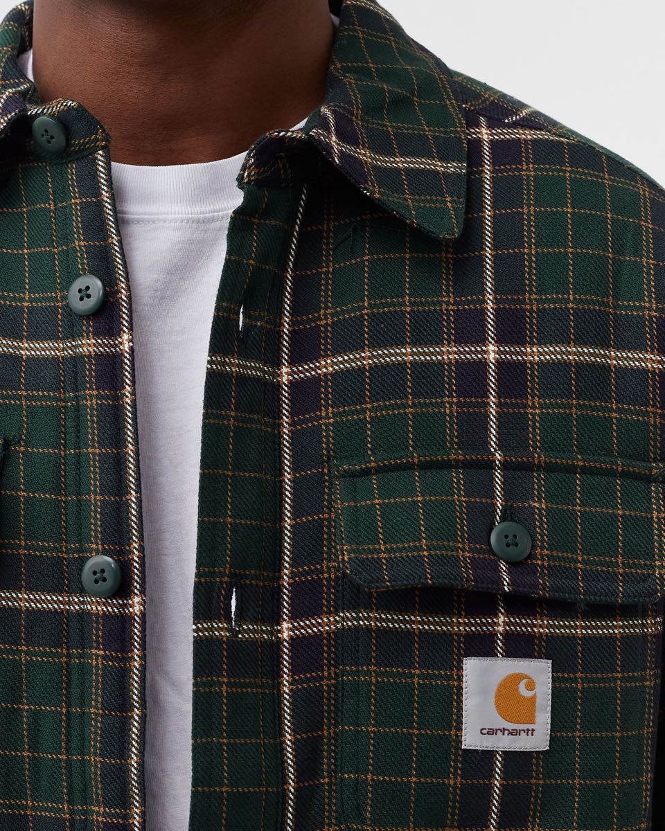 極美品Carhartt WIP カーハート 裏ボア チェック ジャケット S 極美品Carhartt WIP カーハート 裏ボア チェック ジャケット S