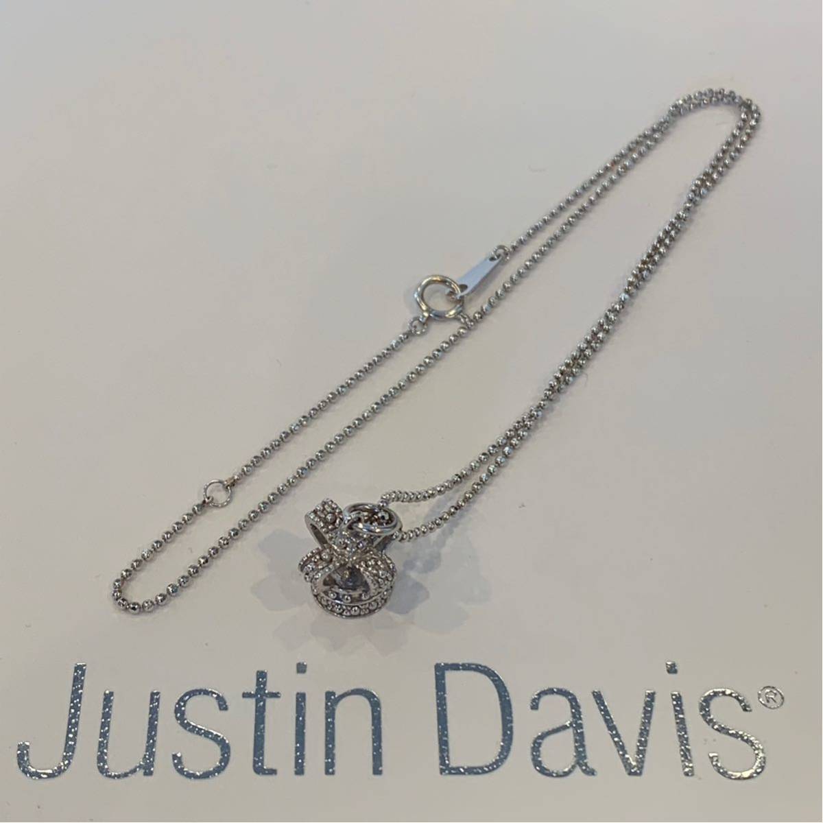 K18◆JUSTIN DAVIS◆SMALL CROWN NECKLACE◆クラウンネックレス◆40cm◆15万◆