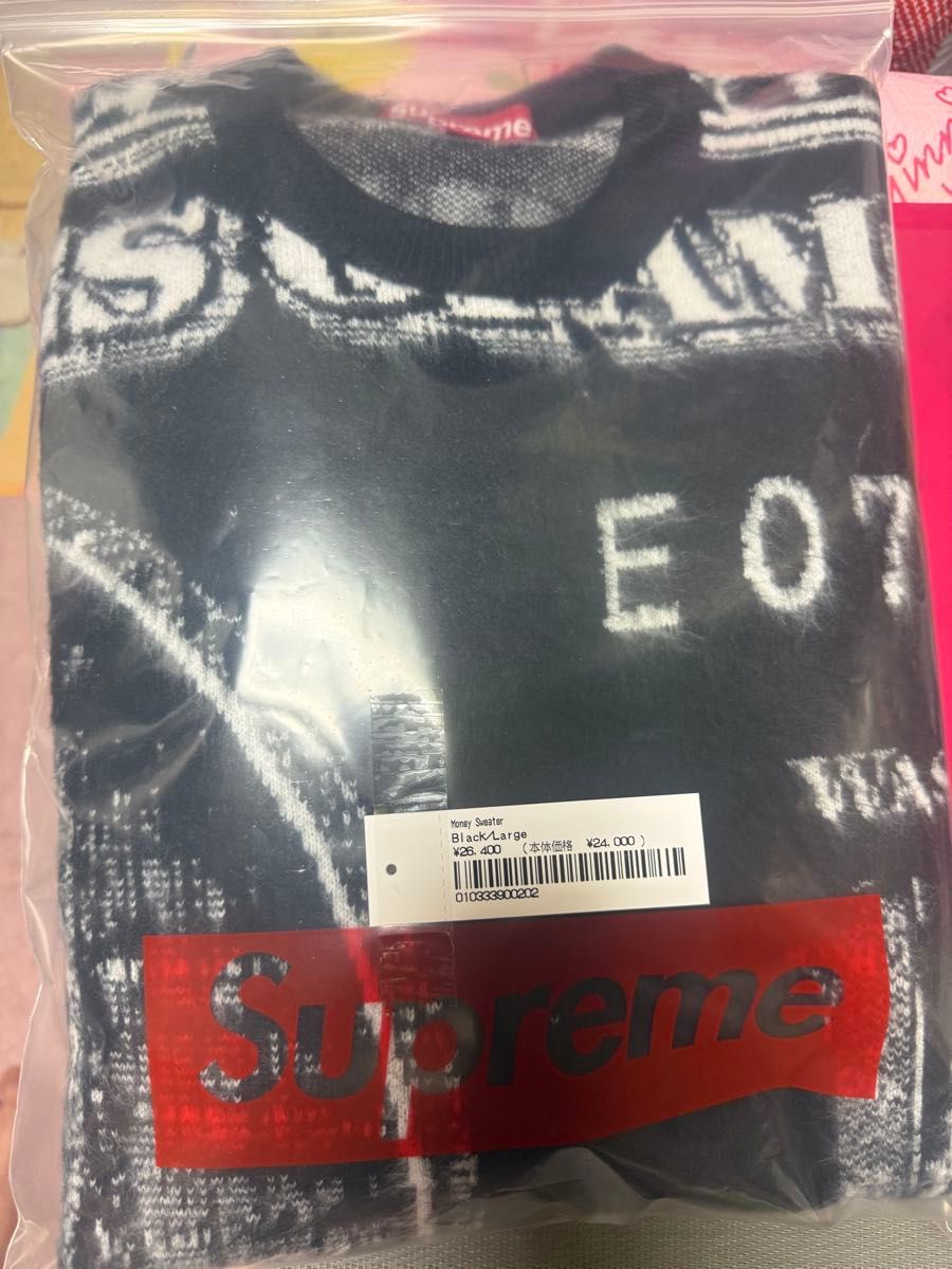 Lサイズ】supreme Money Sweater BLACK 25ss|Yahoo!フリマ(旧 Lサイズ】supreme Money Sweater BLACK 25ss|Yahoo!フリマ(旧