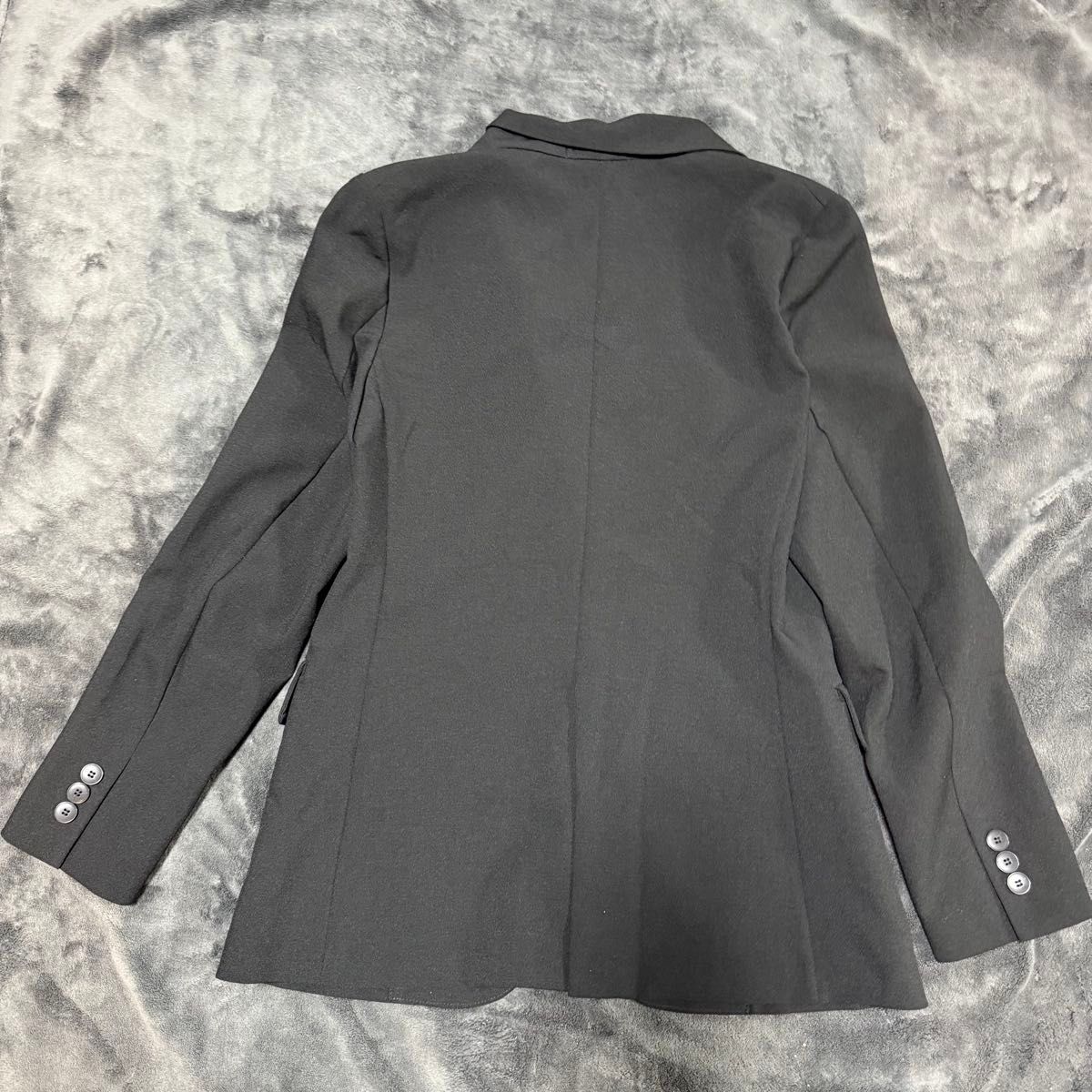 美品 UNIQLO ユニクロ 感動ジャケット ブラック 黒 XS 美品 UNIQLO ユニクロ 感動ジャケット ブラック 黒 XS