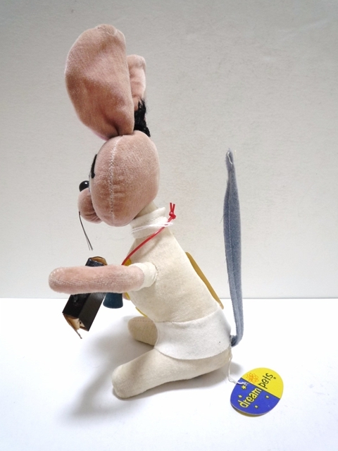 60*s Vintage M.D MOUSE mouse mouse Dream petsuDREAM PETS soft toy JAPAN.. vessel & bag attaching R.DAKIN company label attaching 20cm rank rare 