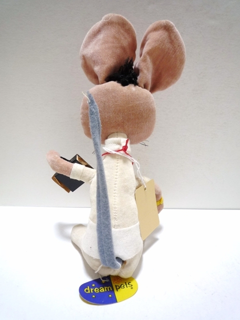 60*s Vintage M.D MOUSE мышь мышь Dream petsuDREAM PETS мягкая игрушка JAPAN.. контейнер & портфель есть R.DAKIN фирма этикетка есть 20cm ранг редкость 